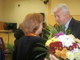 Областният управител Здравко Димитров поздрави Менда Стоянова за званието Доктор хонорис кауза